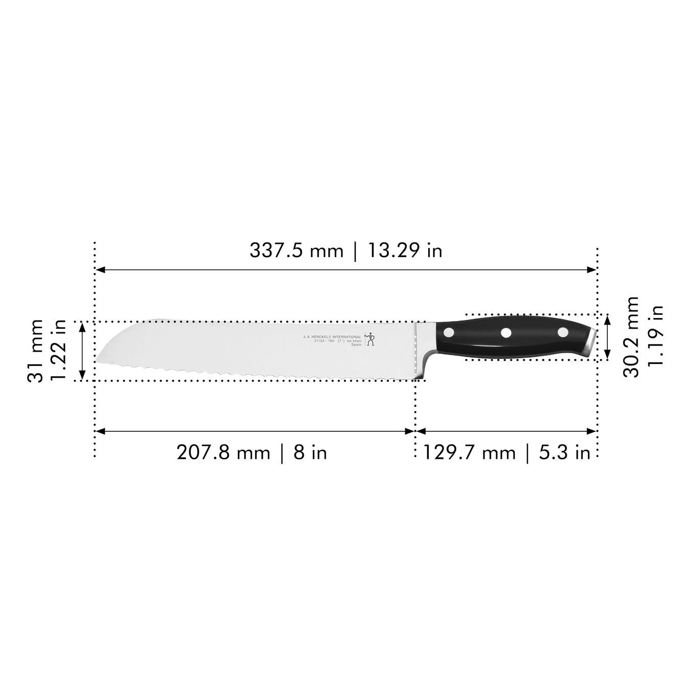 Cheapest ???? Henckels Forged Premio 8-inch, Bread knife ❤️ 2 Cheapest ???? Henckels Forged Premio 8-inch, Bread knife ❤️ - Image 2