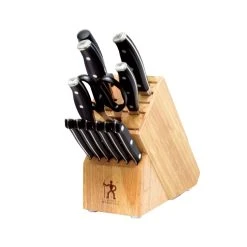 Promo ❤️ Henckels Forged Premio 13-pc, Knife block set, natural ????