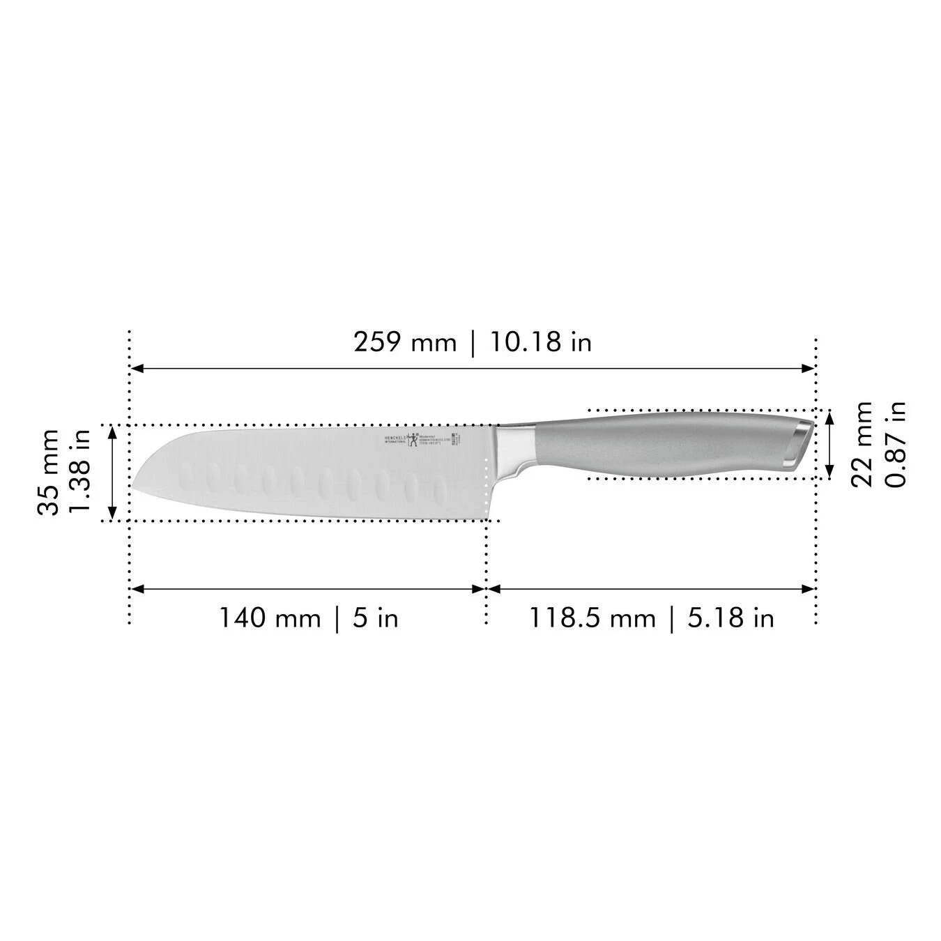 Discount ???? Henckels Modernist 5-inch, Hollow Edge Santoku ???? 2 Discount ???? Henckels Modernist 5-inch, Hollow Edge Santoku ???? - Image 2