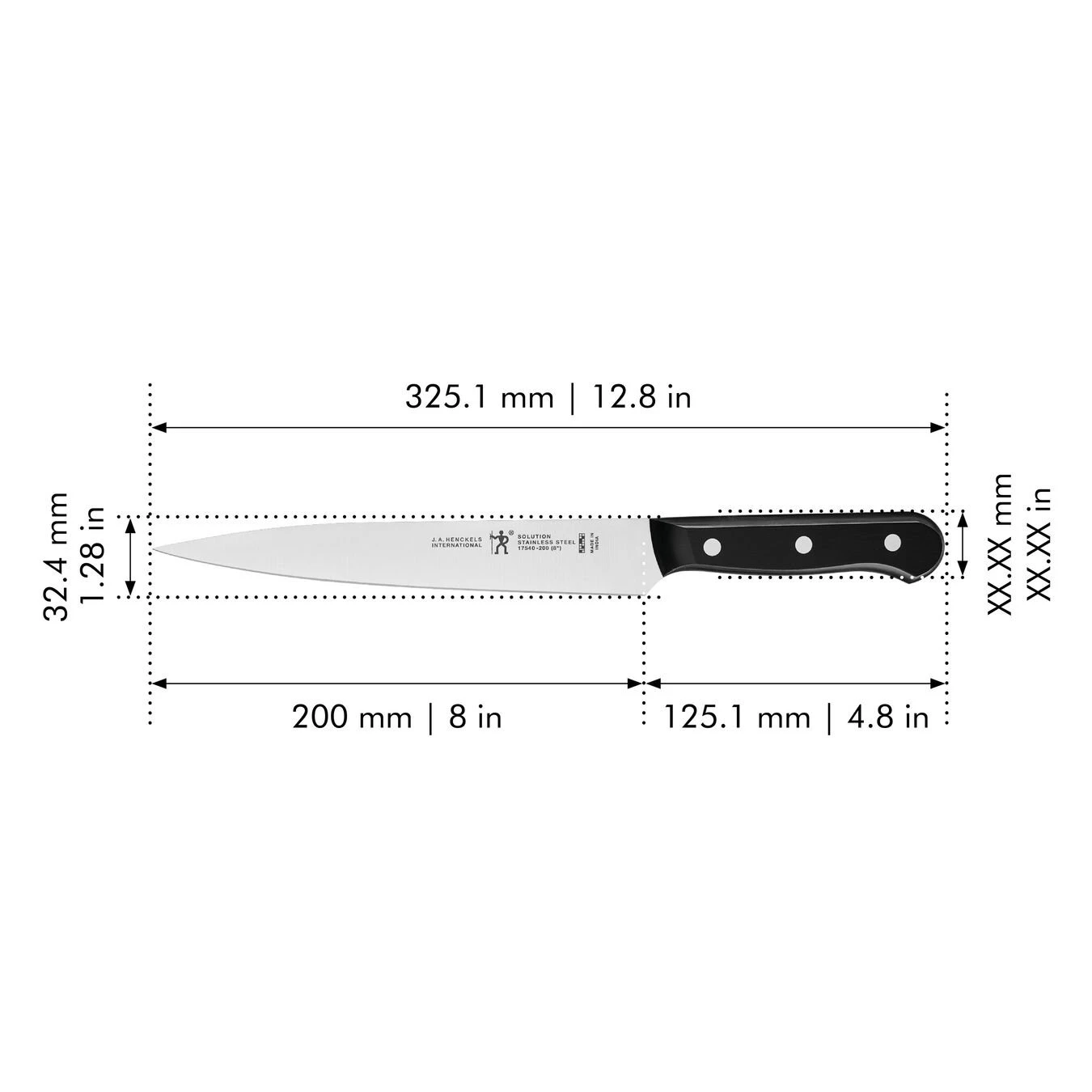 Top 10 ❤️ Henckels Solution 8-inch, Slicing/Carving Knife ???? 2 Top 10 ❤️ Henckels Solution 8-inch, Slicing/Carving Knife ???? - Image 2