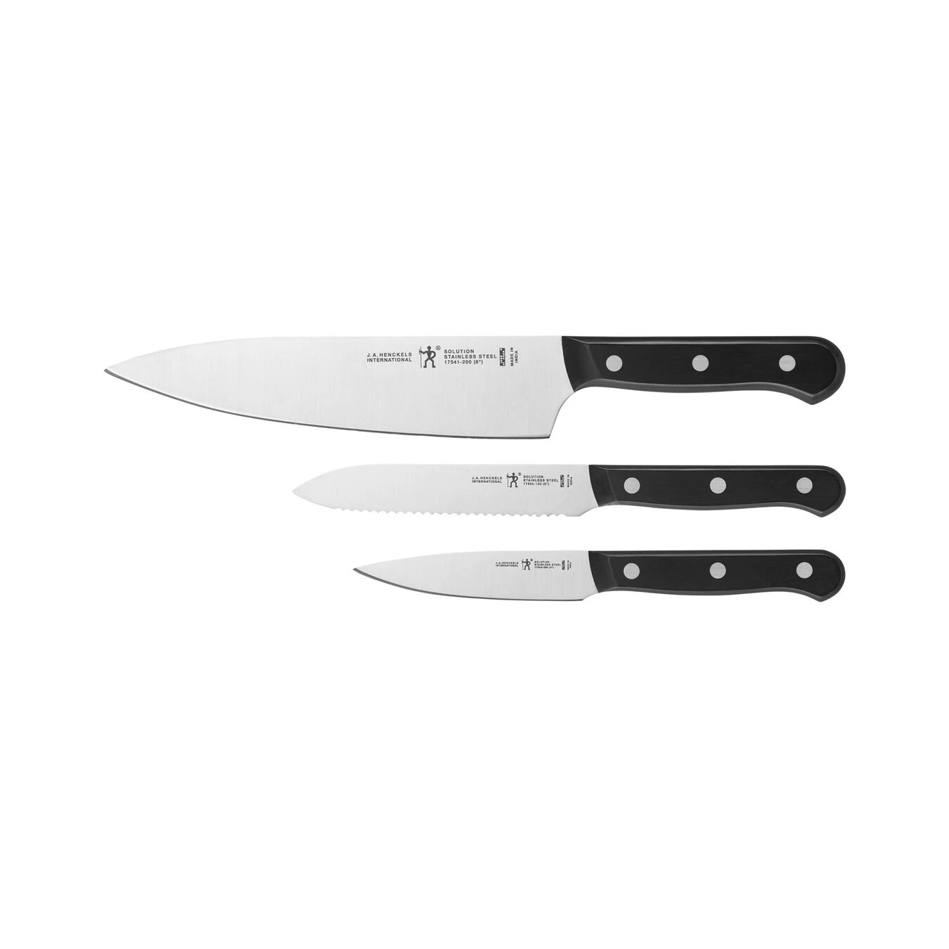 Hot Sale ???? Henckels Solution 3-pc, Starter Knife Set ✨ 1 Hot Sale ???? Henckels Solution 3-pc, Starter Knife Set ✨