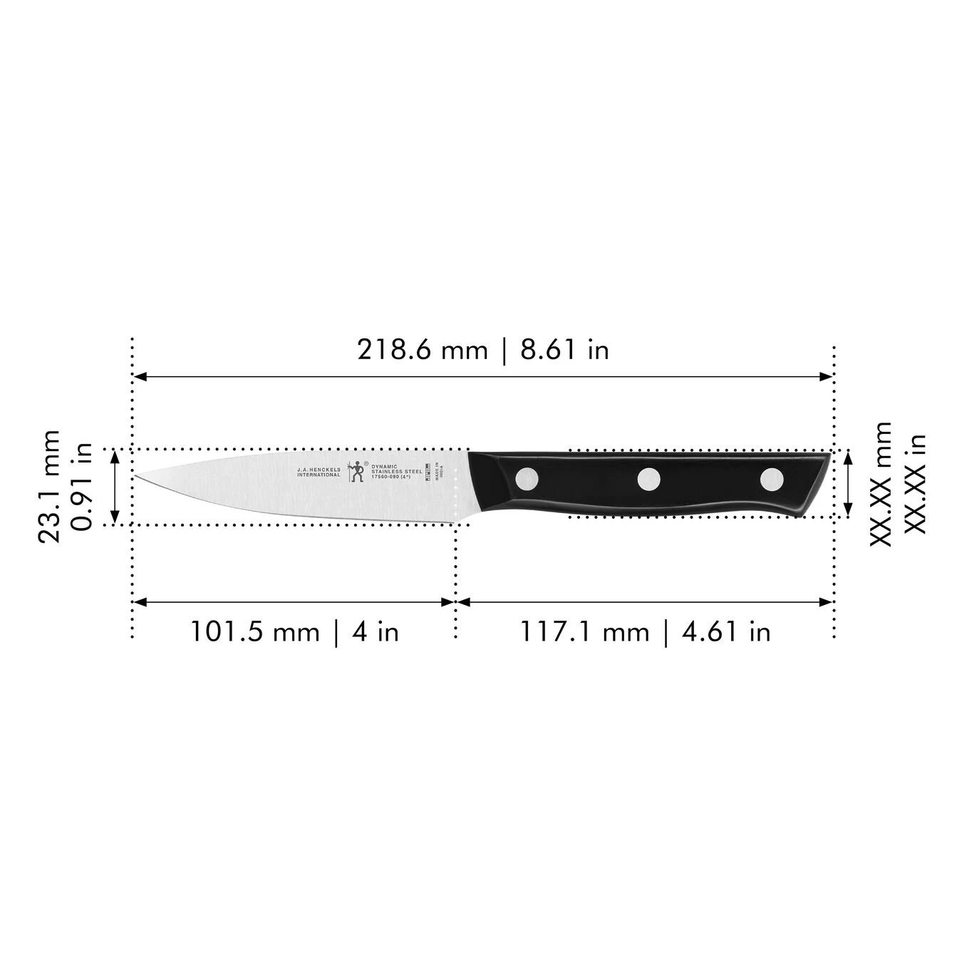 Brand new ✔️ Henckels Dynamic 4-inch, Paring knife ???? 2 Brand new ✔️ Henckels Dynamic 4-inch, Paring knife ???? - Image 2