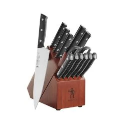 Cheapest ???? Henckels Everedge Dynamic 14-pc, Knife block set, brown ????