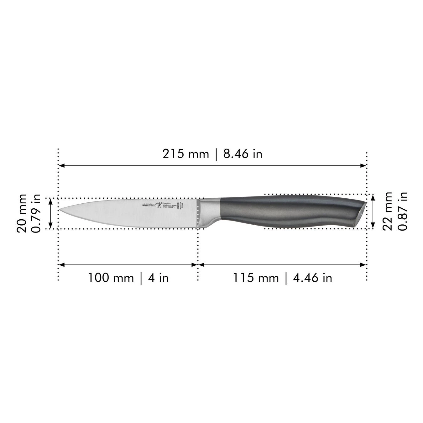Outlet ???? Henckels Graphite 4-inch, Paring knife ???? 2 Outlet ???? Henckels Graphite 4-inch, Paring knife ???? - Image 2