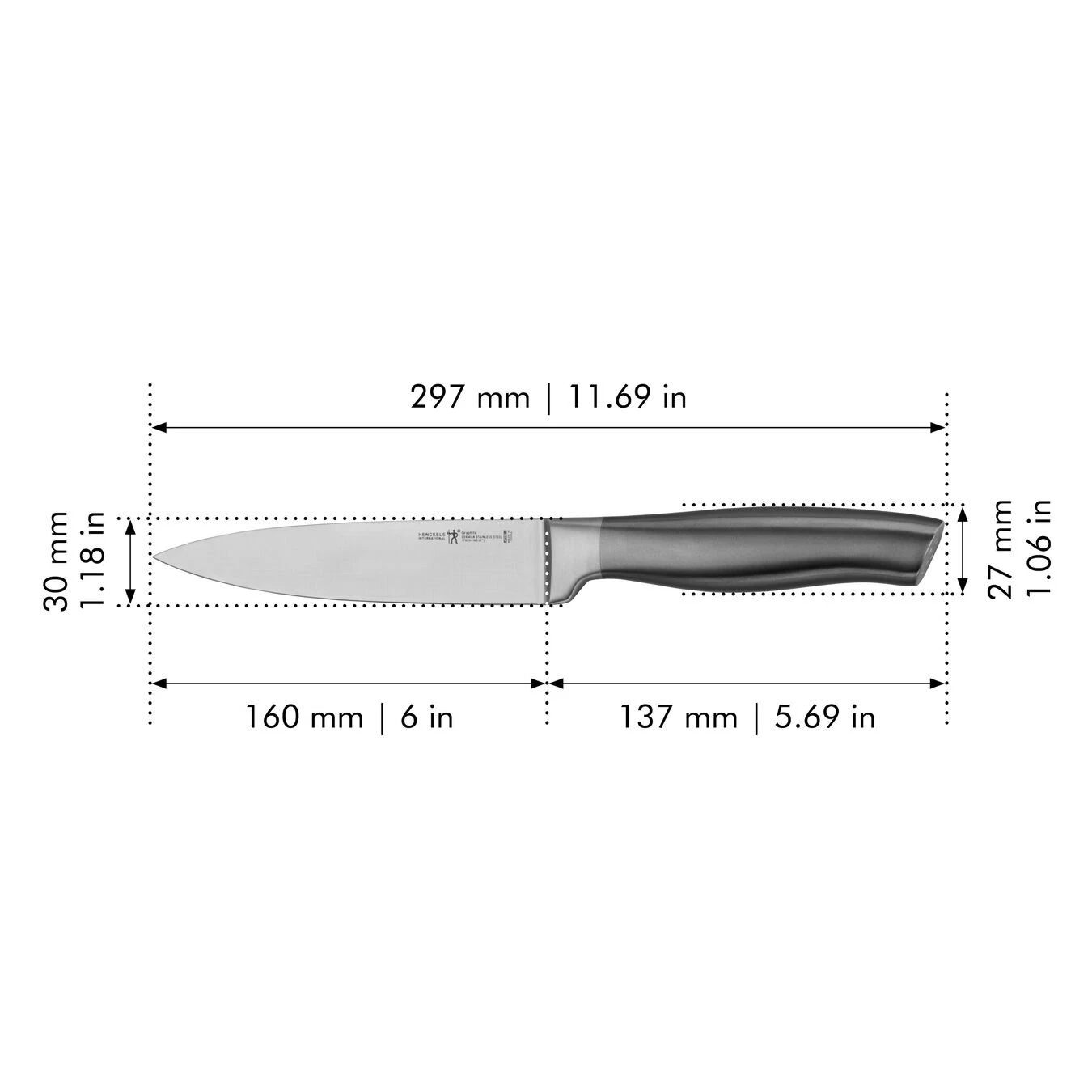 Buy ???? Henckels Graphite 6-inch Utility knife, Fine Edge ⌛ 2 Buy ???? Henckels Graphite 6-inch Utility knife, Fine Edge ⌛ - Image 2