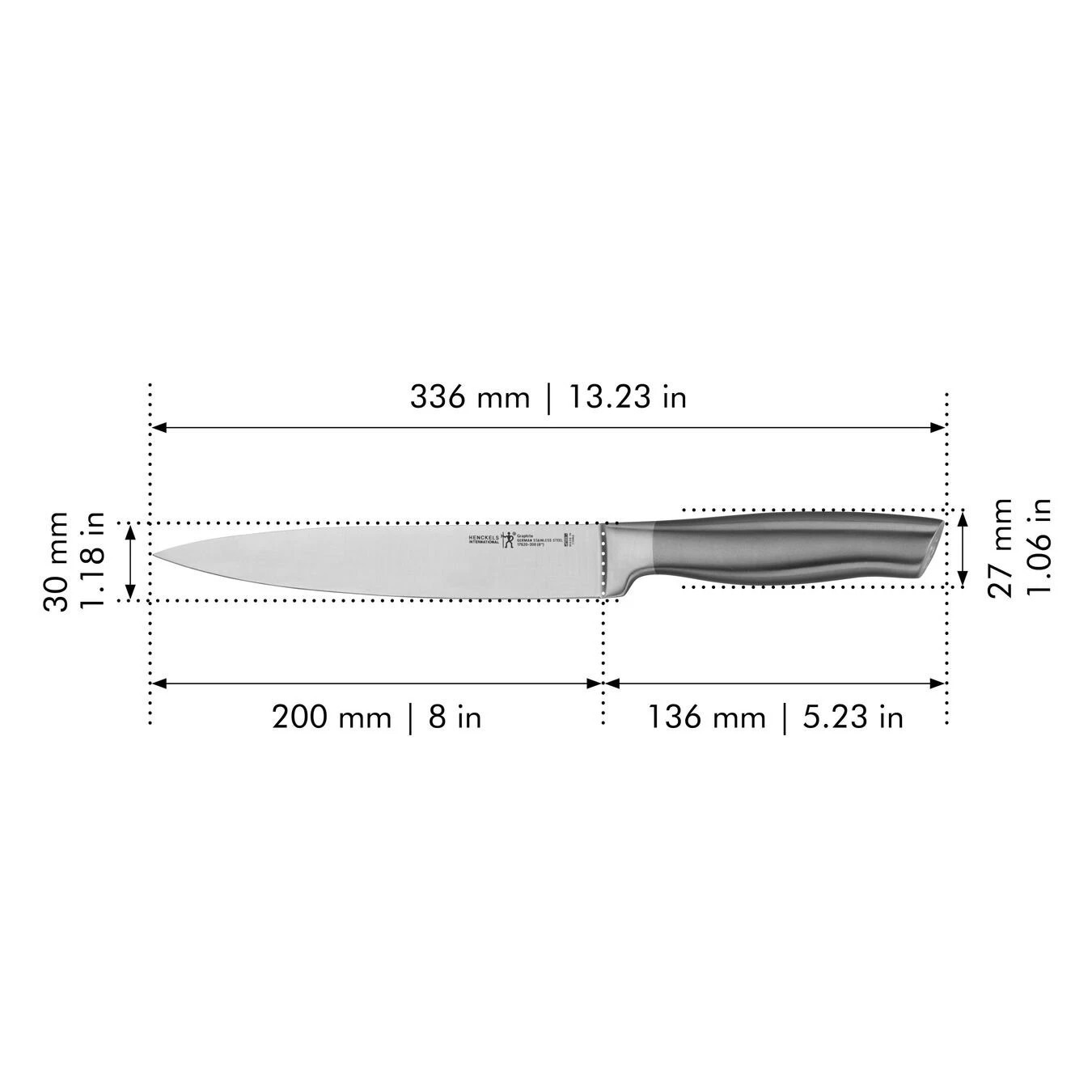 Flash Sale ???? Henckels Graphite 8-inch, Slicing/Carving Knife ⌛ 2 Flash Sale ???? Henckels Graphite 8-inch, Slicing/Carving Knife ⌛ - Image 2