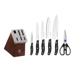 Best deal ???? Henckels Definition 7-pc, Self Sharpening Knife Block Set, brown ???? -ZWILLING SALES 19485 007 3