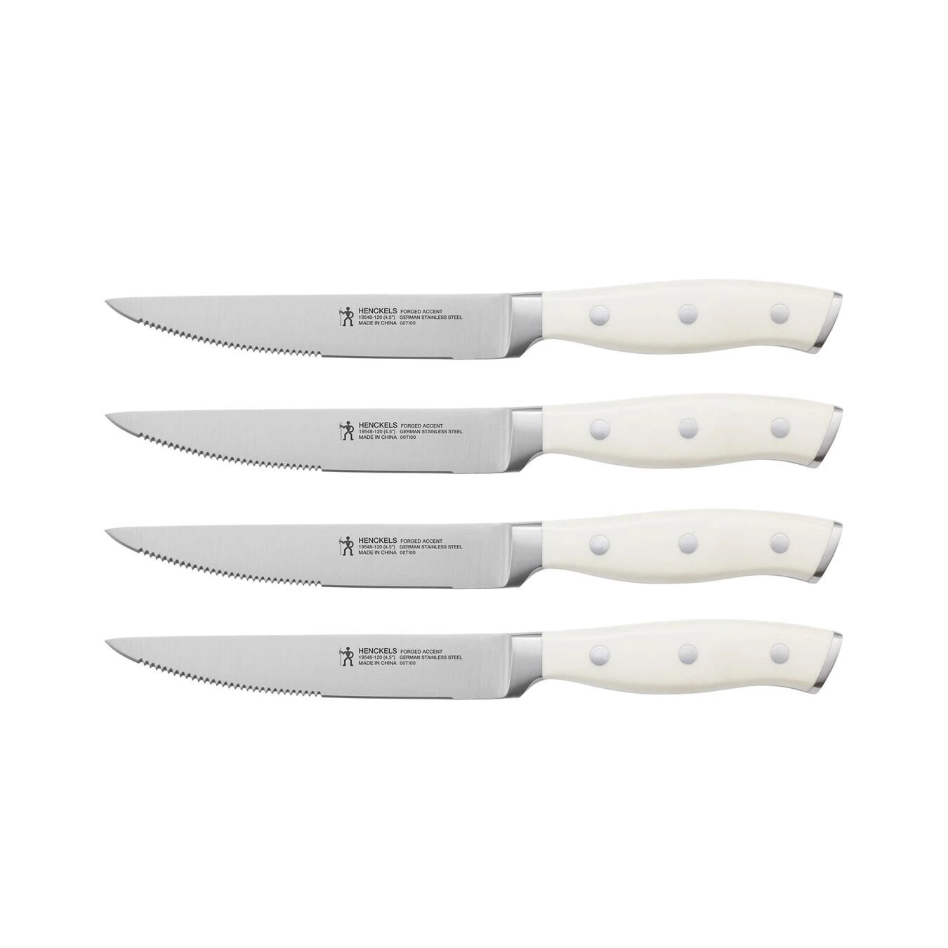 Coupon ???? Henckels Forged Accent 4-pc, Steak Knife Set - White ⌛ 1 Coupon ???? Henckels Forged Accent 4-pc, Steak Knife Set - White ⌛