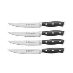 Brand new ???? Henckels Forged Accent 4-pc, Steak Knife Set - Black ????