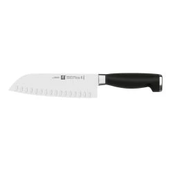 Budget ???? ZWILLING TWIN Four Star II 7-inch, Hollow Edge Santoku Knife ????