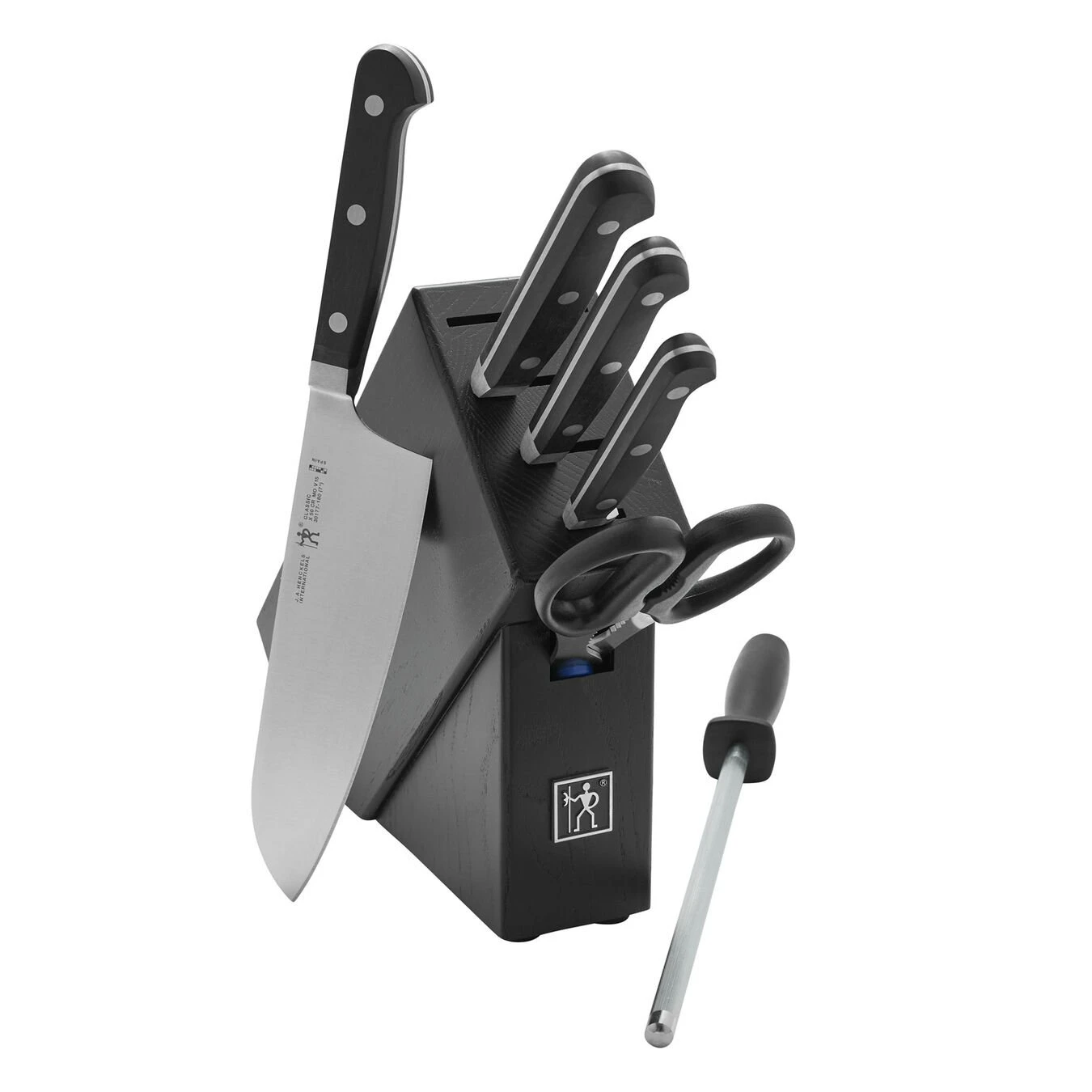 Best Pirce ⭐ Henckels Classic 7-pc, Knife block set, black matte ⌛ 4 Best Pirce ⭐ Henckels Classic 7-pc, Knife block set, black matte ⌛ - Image 4