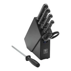 Best Pirce ⭐ Henckels Classic 7-pc, Knife block set, black matte ⌛