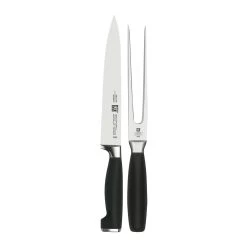 Outlet ???? ZWILLING TWIN Four Star II 2-pc, Carving Knife and Fork Set ❤️