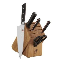 Budget ???? MIYABI Red Morimoto Edition 6-pc, Knife block set ⌛