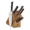 Promo ???? MIYABI Red Morimoto Edition 7-pc, Knife block set, natural ????