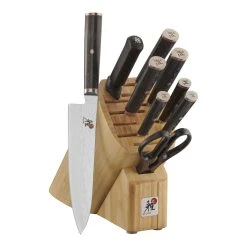 Top 10 ⭐ MIYABI Kaizen 10-pc, Knife block set, natural ✔️
