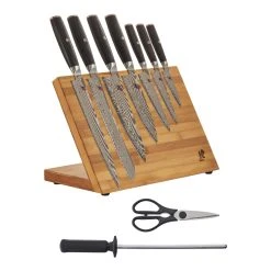 Budget ???? MIYABI Kaizen II 10-pc, Knife block set, black matte ⭐