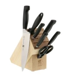 Brand new ⌛ ZWILLING Four Star 8-pc, Knife block set, natural ❤️