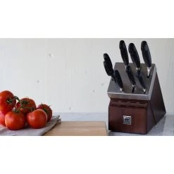 Promo ???? ZWILLING Four Star 8-pc, Self-Sharpening Knife Block Set , walnut ???? -ZWILLING SALES 35127 001 0 2
