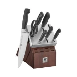 Best deal ???? ZWILLING Four Star 8-pc, Knife block set, black matte ????