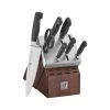 Promo ???? ZWILLING Four Star 8-pc, Self-Sharpening Knife Block Set , walnut ????