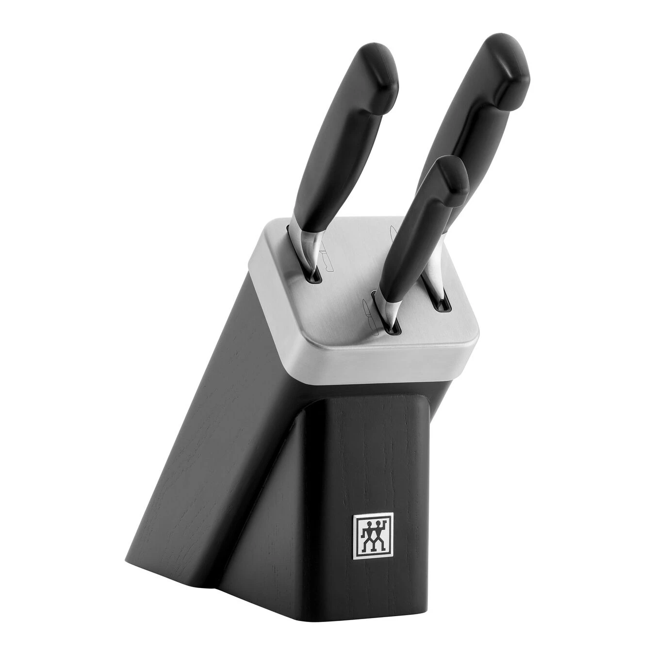 Best Sale ❤️ ZWILLING Four Star 4-pc, Knife block set with KiS technology, black matte ???? 1 Best Sale ❤️ ZWILLING Four Star 4-pc, Knife block set with KiS technology, black matte ????