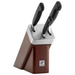 Top 10 ???? ZWILLING Four Star 4-pc, Knife block set with KiS technology, brown ✨
