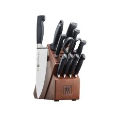 Cheapest ???? ZWILLING Four Star 12-pc, Knife block set, walnut ????