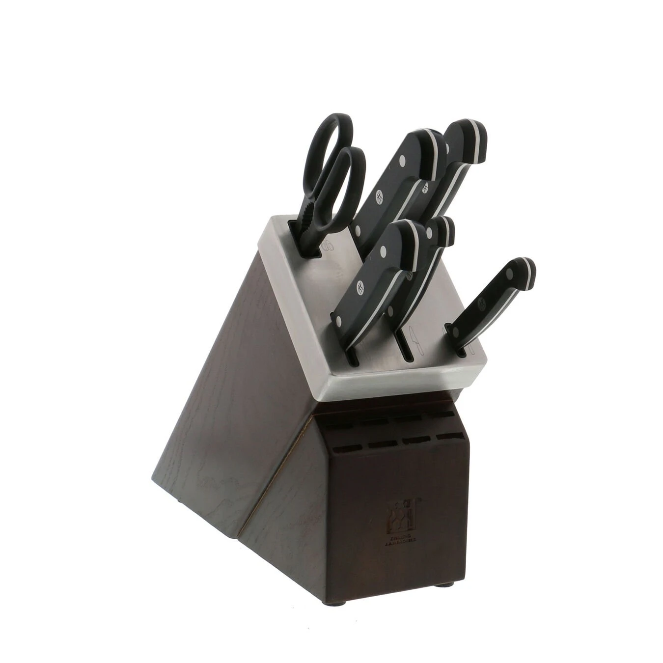 Promo ???? ZWILLING Gourmet 7-pc, Self-Sharpening Knife Block Set , brown ✔️ 1 Promo ???? ZWILLING Gourmet 7-pc, Self-Sharpening Knife Block Set , brown ✔️