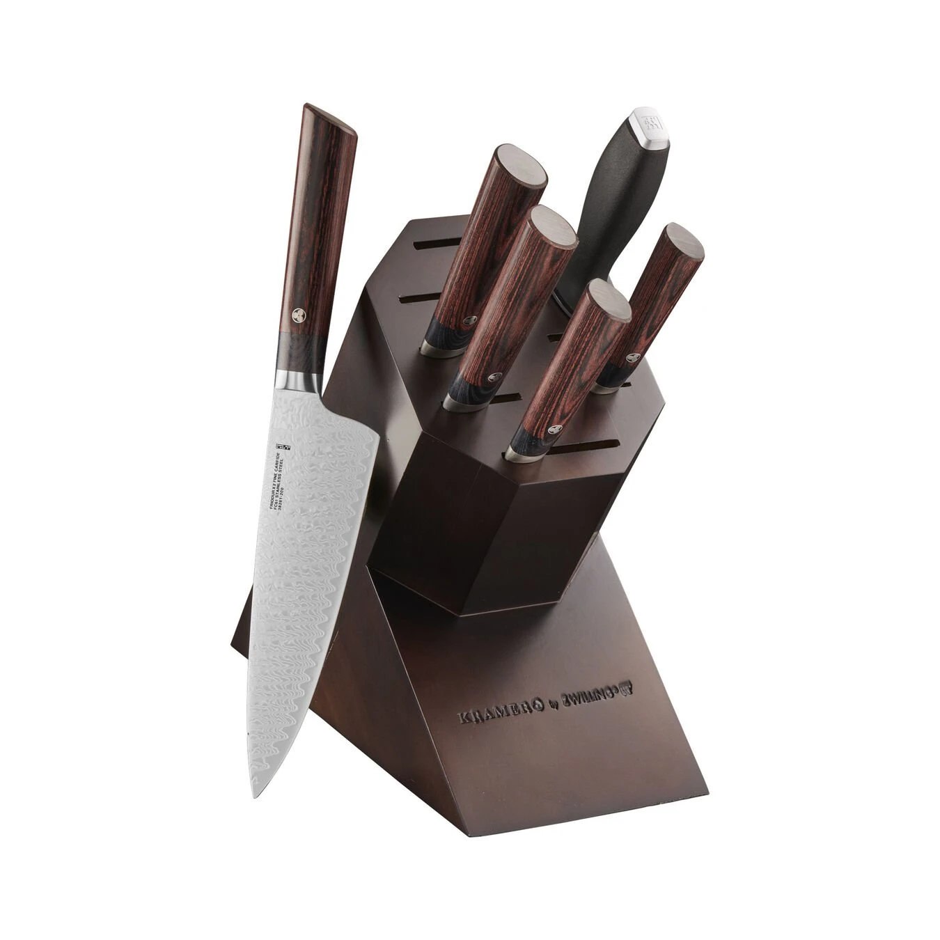 Top 10 ???? ZWILLING Bob Kramer - Meiji 7-pc, Knife block set, brown ???? 1 Top 10 ???? ZWILLING Bob Kramer - Meiji 7-pc, Knife block set, brown ????