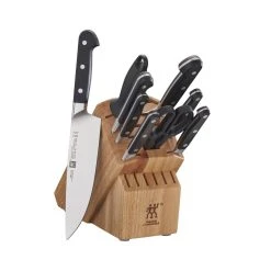 Cheap ???? ZWILLING Pro 10-pc, Knife block set, natural ✔️