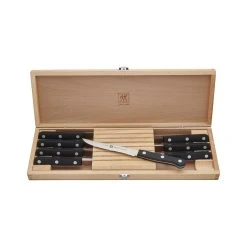 Deals ???? ZWILLING TWIN Gourmet 8-pc, Steak Knife Set with Wood Presentation Case ????