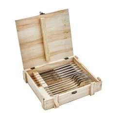 Cheapest ✨ ZWILLING Steak Sets 12-pc, Steak Dinner Stainless Steel Steak Knife Set in Wood Presentation Box ????