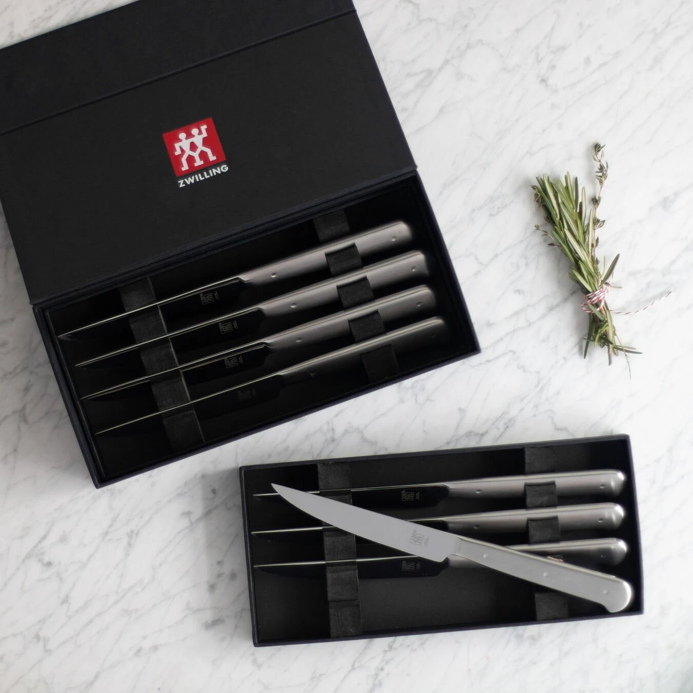 Brand new ???? ZWILLING Steak Sets 8-pc, stainless steel Porterhouse Steak Knife Set in Black Presentation Box ???? 5 Brand new ???? ZWILLING Steak Sets 8-pc, stainless steel Porterhouse Steak Knife Set in Black Presentation Box ???? - Image 5