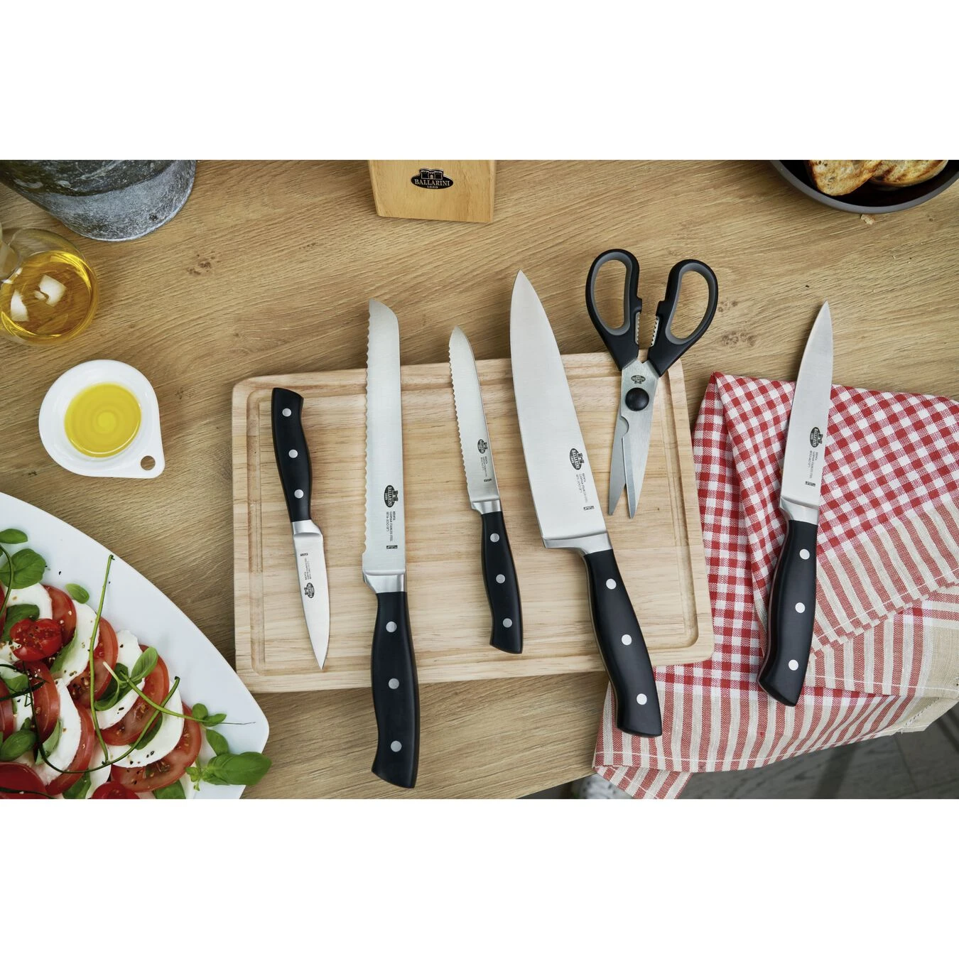 New ???? BALLARINI Brenta 7-pc, Knife block set, natural ???? 3 New ???? BALLARINI Brenta 7-pc, Knife block set, natural ???? - Image 3