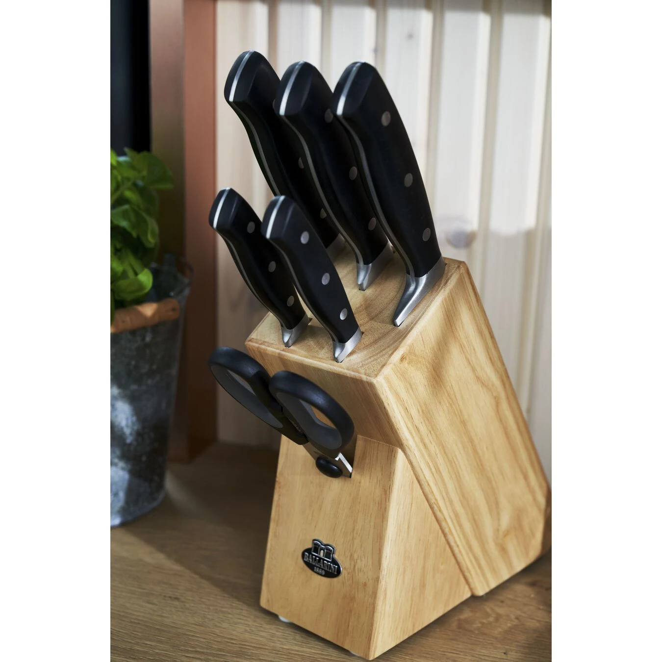 New ???? BALLARINI Brenta 7-pc, Knife block set, natural ???? 4 New ???? BALLARINI Brenta 7-pc, Knife block set, natural ???? - Image 4