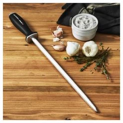 Best reviews of ???? ZWILLING Kramer Accessories 12.25 inch, Double Cut Honing Steel with Plastic Handle ???? -ZWILLING SALES 750041684