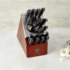 Flash Sale ❤️ Henckels Definition 20-pc, Self Sharpening Knife Block Set ⭐ -ZWILLING SALES 750059495