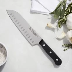 Budget ???? Henckels Solution 7-inch, Hollow Edge Santoku Knife ✔️ -ZWILLING SALES 750060230
